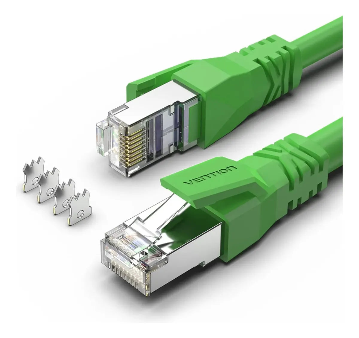 Cable De Red Sftp Cat 6a 1 Metro Patch Cord Rj45 Vention