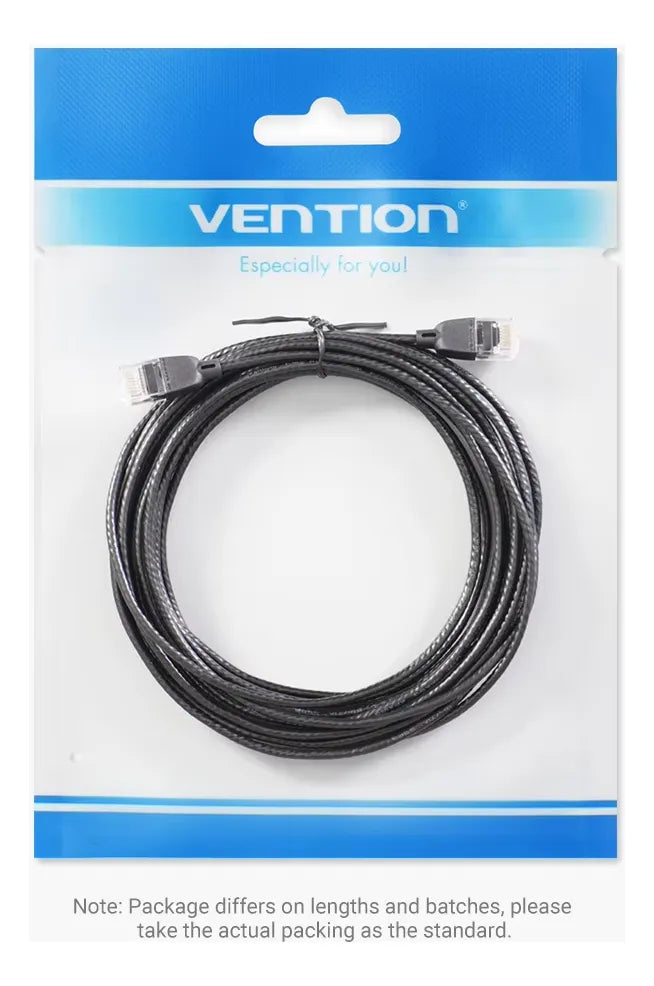 Cable Red Cat6a Utp Ultra Slim 0,5 M Patch Cord Rj45 Vention