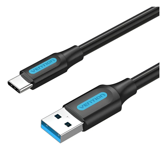Cable Cargador Usb A Usb Tipo C Carga Rapida 2 M Vention Negro