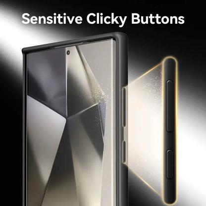 Funda Para Samsung Galaxy S24 + Ultra Silicona Negra Vention