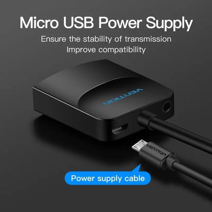 Cable Adaptador Vga Macho A Hdmi 15cm Vention