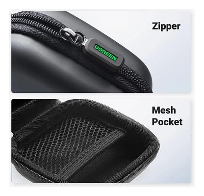 Estuche Para Auriculares Cables Y Accesorios Negro Ugreen