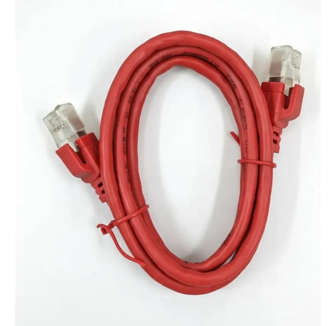 Cable De Red Evox Cat6a 1 M Rojo Patch Cord Rj45 Internet