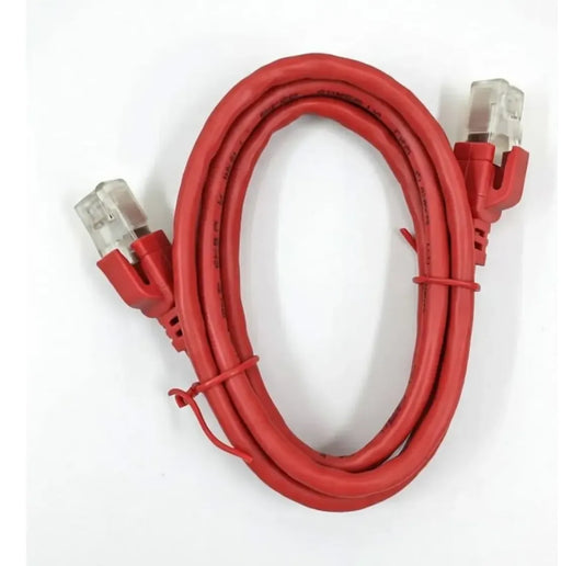 Cable De Red Evox Cat6a 3 M Rojo Patch Cord Rj45 Internet