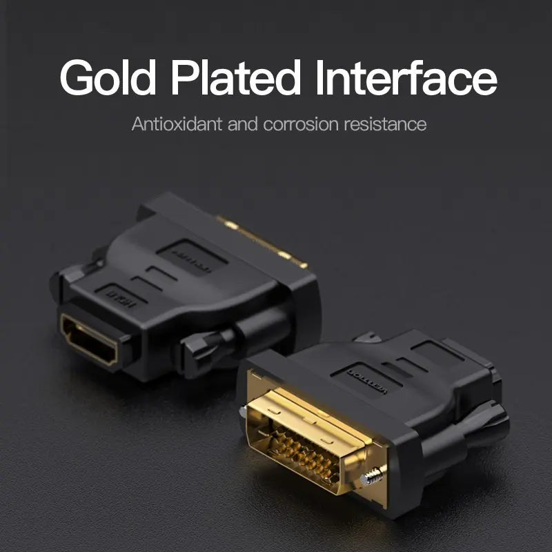Adaptador Premium Dvi (24+1) Macho A Hdmi Hembra - Vention