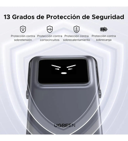 Power Bank Magnetico Cargador Portatil Usb C 5000mah Ugreen Gris