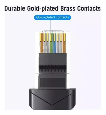 Cable De Red Cat6 Patch Cord Utp 35 Metros Gigabit Vention
