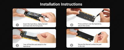 Placa Adaptador Pcie 4,0 X16 A M,2 Nvme Ssd M Key Ugreen