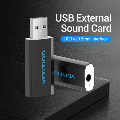Tarjeta Sonido Externa Usb Jack 3,5 Audio 4 Polos Vention