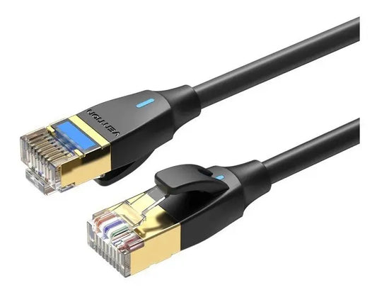 Cable Red Cat8 Blindado Exterior 8m Patch Cord Rj45 Vention