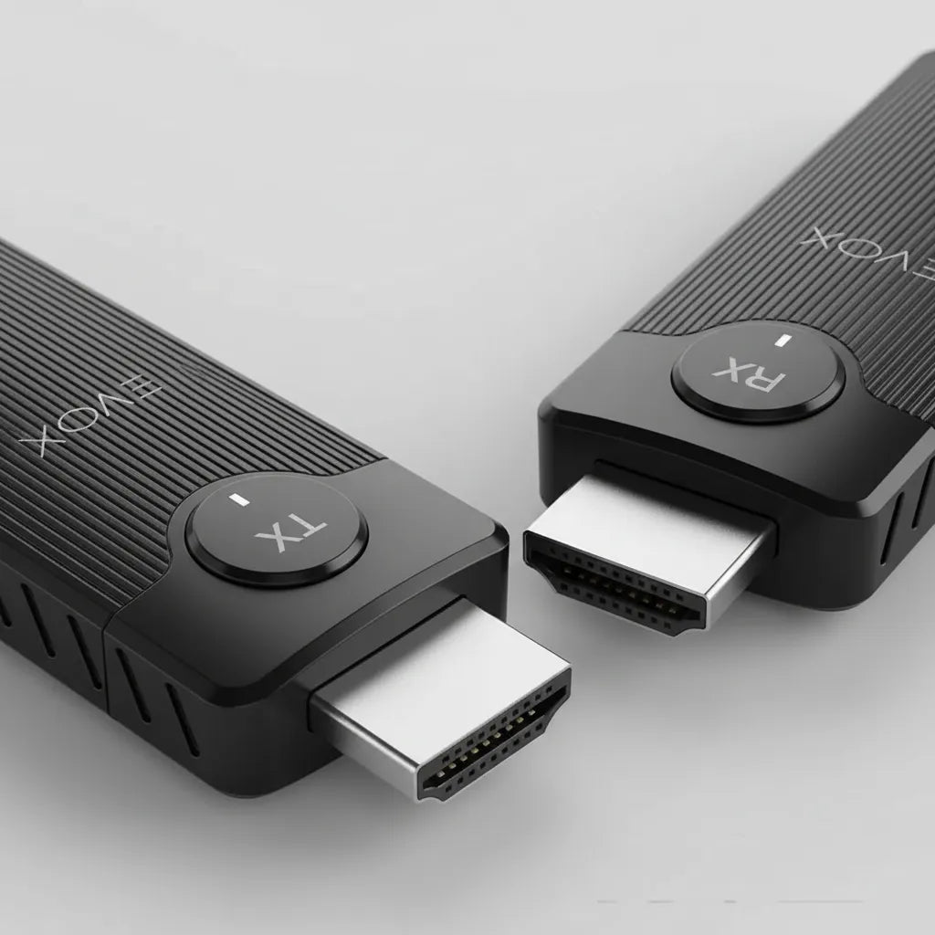 Transmisor Hdmi Inalambrico Wifi Evox 1080p 60hz 30 Metros Negro