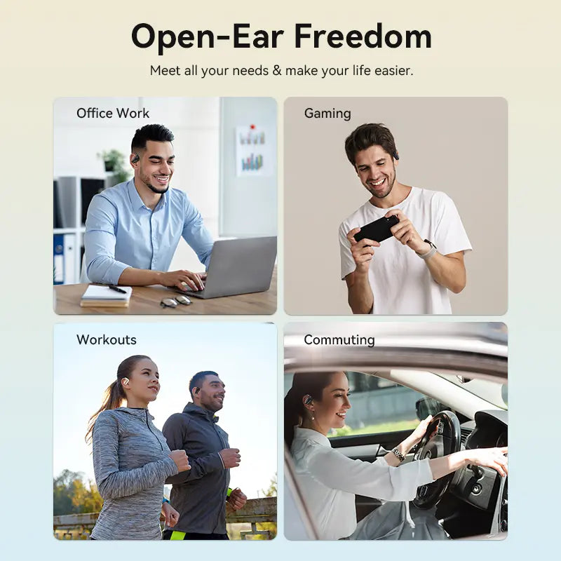 Auriculares Bluetooth Vention Open Ear Ipx5 Deportivo 35 Hs