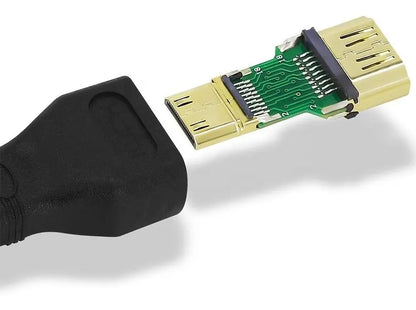Adaptador Hdmi Hembra A Mini Hdmi Macho V1,4 1080p Evox