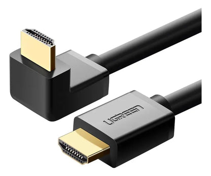 Cable Hdmi Premium De Ángulo Recto 90° 1m 4k @60hz Ugreen