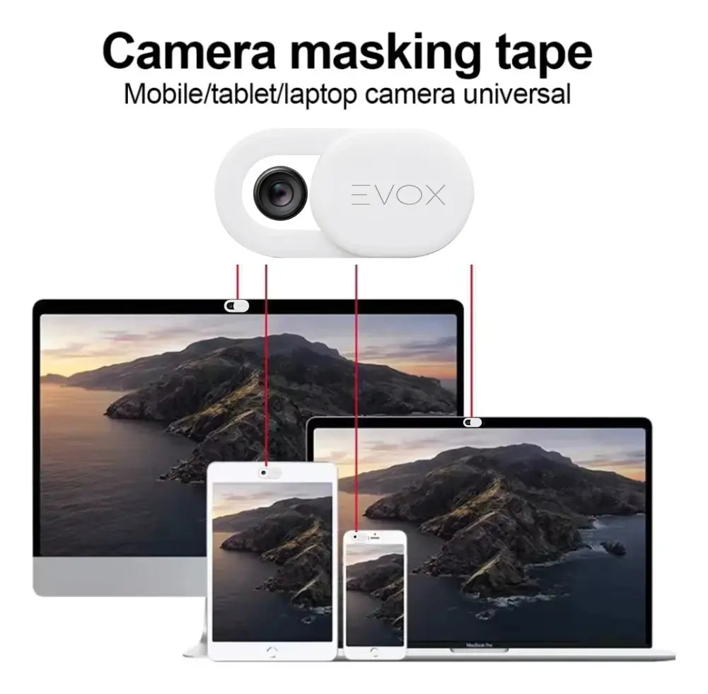 Tapa Camara Webcam Cover Celular Notebook Spyslide Blanco