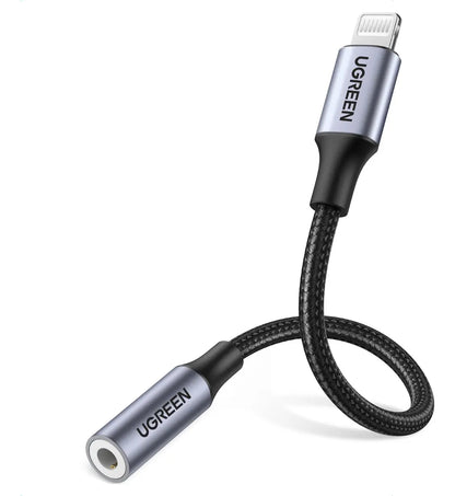 Adaptador Audio Para Lightning A Jack Hembra 3,5mm Ugreen