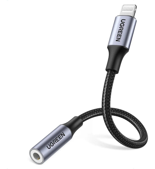 Adaptador Audio Para Lightning A Jack Hembra 3,5mm Ugreen