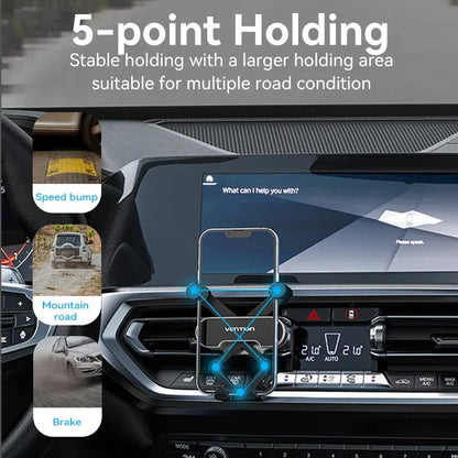 Soporte De Celular Auto Extensible Aire Acondicionado Vention