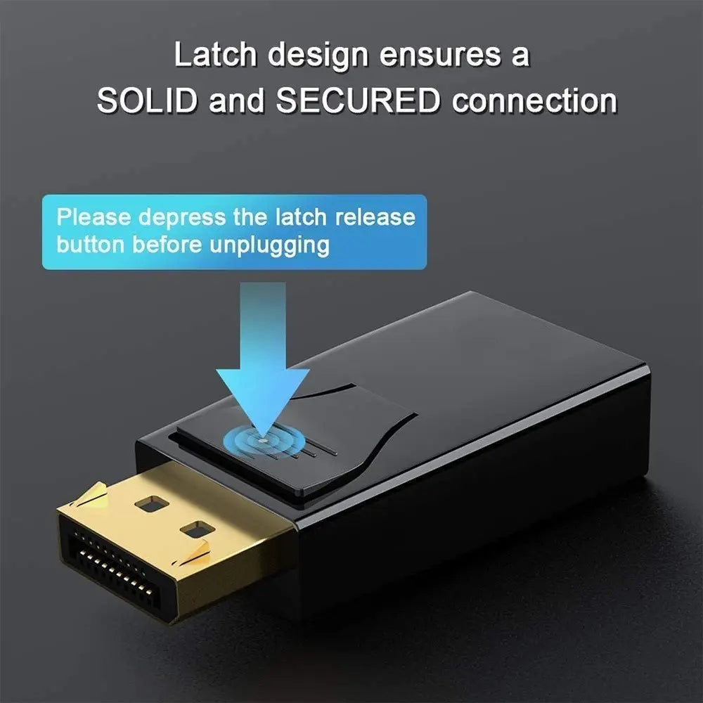 Adaptador Evox Displayport Macho A Hdmi Hembra Bapbz Negro