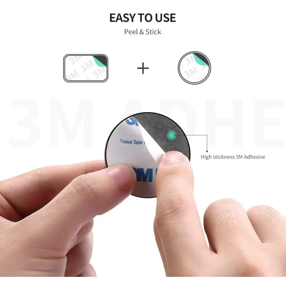 Pack de Placas Metálicas Adhesivas para Soporte Magnético Ugreen