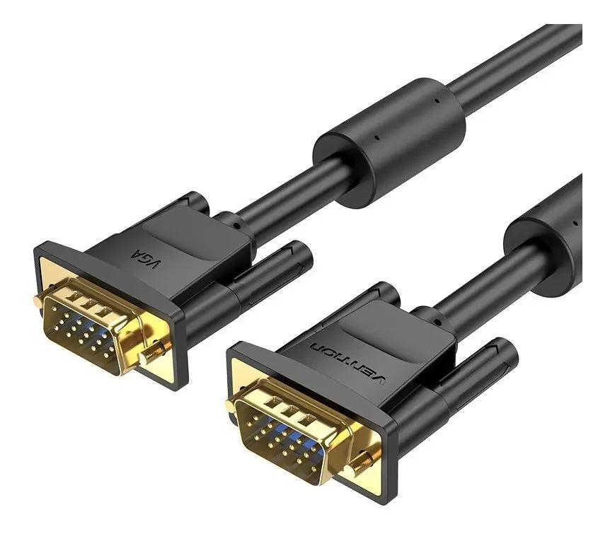 Cable Vga 2m Monitor Video Con Filtro De Ferrite Vention