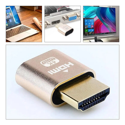 Hdmi Dummy Plug 4k Display Emulador Cripto Minera Rig Evox