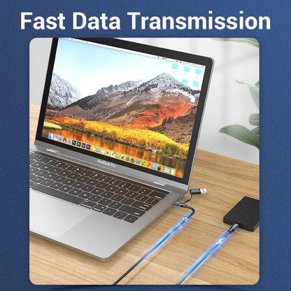 Cable Usb-c + Usb 2 En 1 A Usb-c 3a 60w 20v 1m Vention Negro