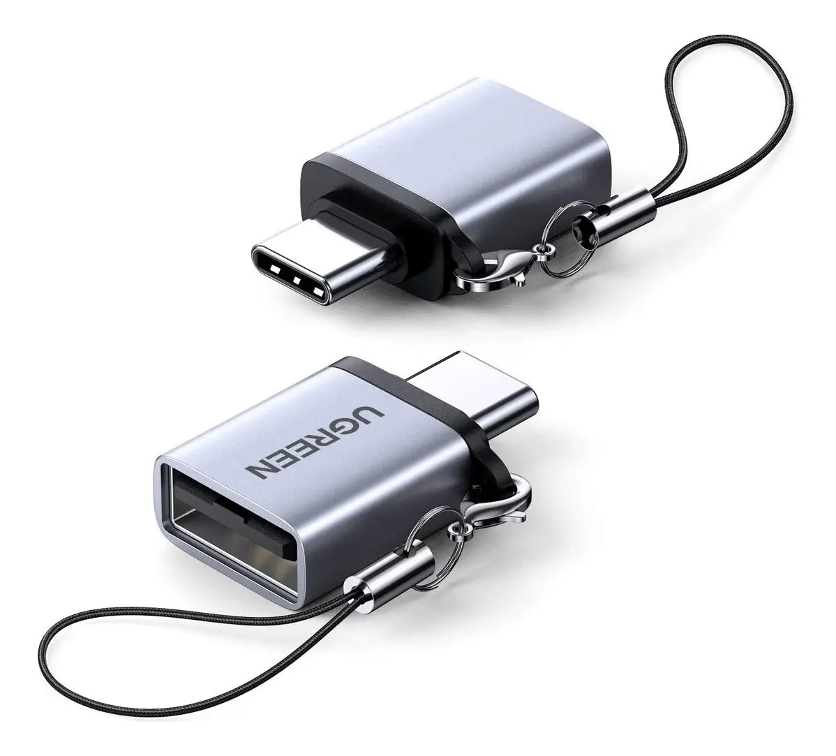 Adaptador Otg Usb C 3,1 A Usb 3,0 Dato Thunderbolt 3 Ugreen Gray