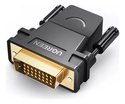 Adaptador Hdmi Hembra A Dvi 24 + 1 Macho Negro Ugreen
