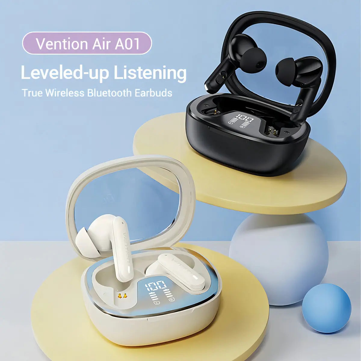 Auriculares Inalambricos Bluetooth Microfono Ipx4 Vention