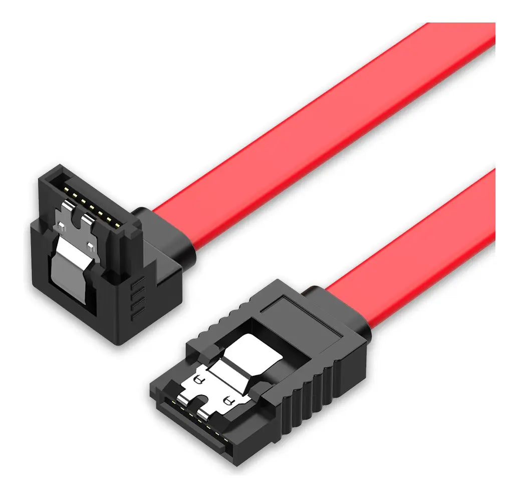 Cable Sata 3,0 Datos Grabador Disco Duro Doble Traba Vention Rojo