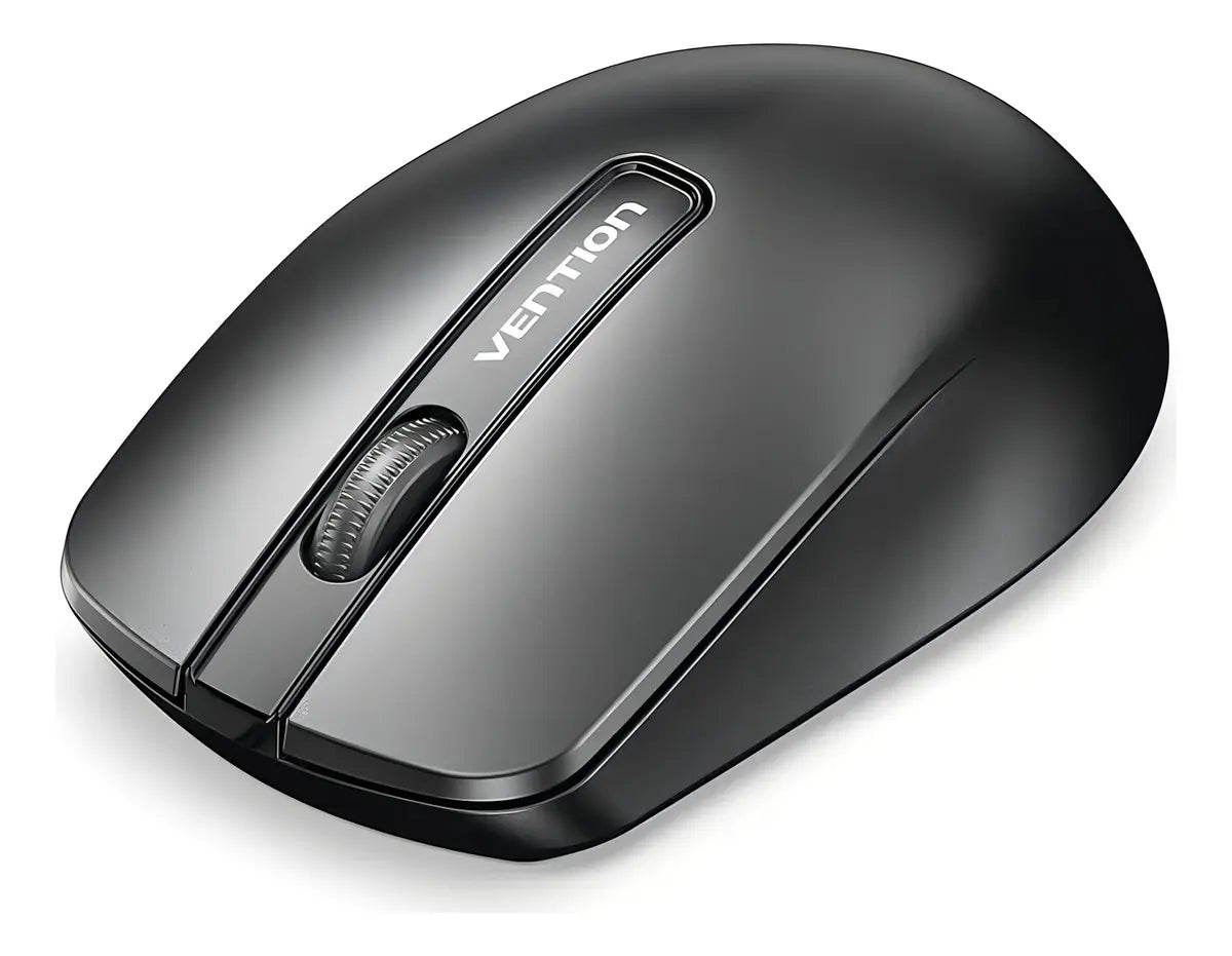 Mouse Optico Vention Inalambrico 10 Metros Usb 1200 Dpi 2,4g Negro