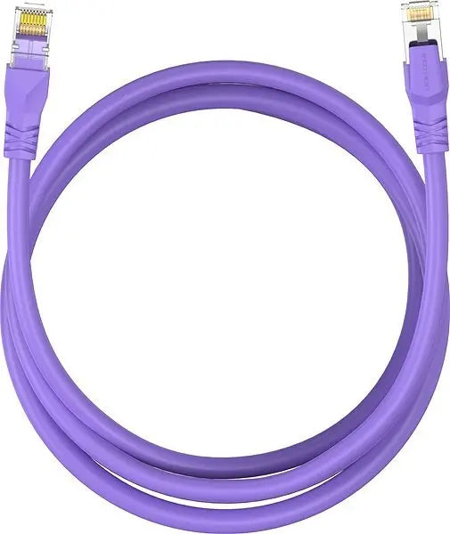 Cable De Red Cat 6a Rj45 Sftp Purpura 10gbps 30m Vention