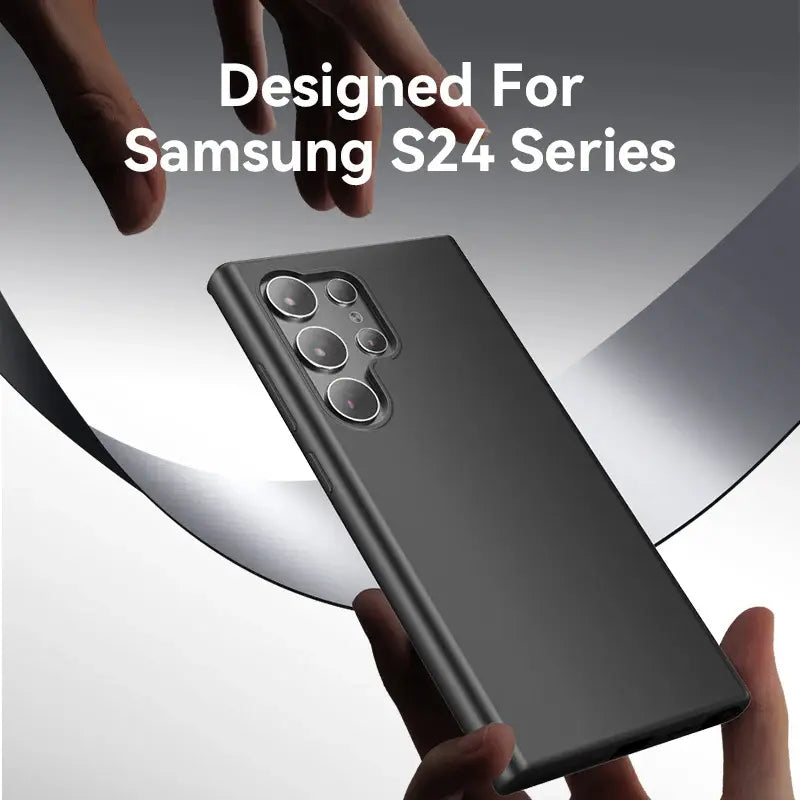 Funda Para Samsung Galaxy S24 + Ultra Silicona Negra Vention