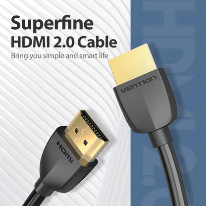 Cable Hdmi 2,0 Certifi Ultra Liviano 4k Hdr 1,5 M Vention