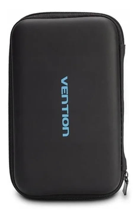Estuche Portatil Para Disco Duro Externo Power Bank Vention Negro