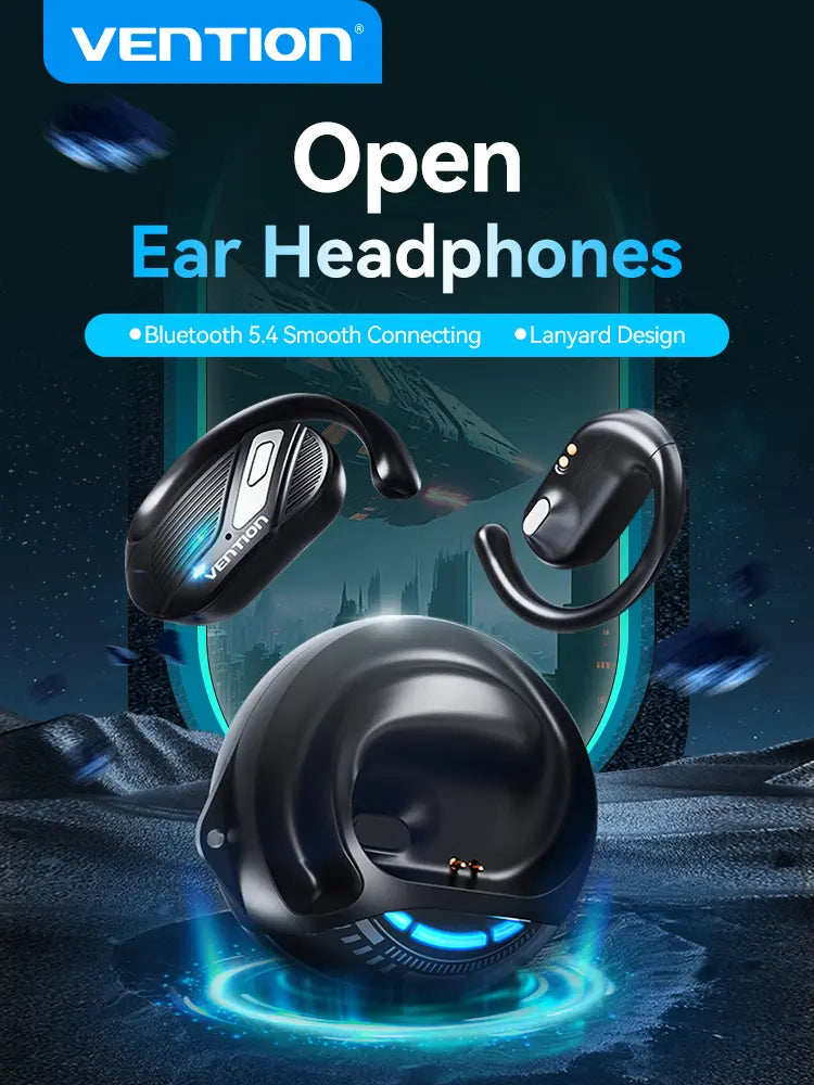 Auriculares Open Ear Inalambricos Bluetooth 5,4 Ipx4 Blanco Vention