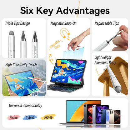 Pencil Lapiz Optico Vention 3en1 Para Samsung Apple Android