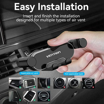 Soporte De Celular Auto Extensible Aire Acondicionado Vention