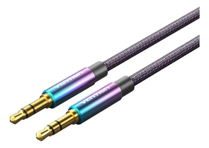 Cable Audio Auxiliar Mini Plug 3,5 Mm 1 M Aluminio Vention