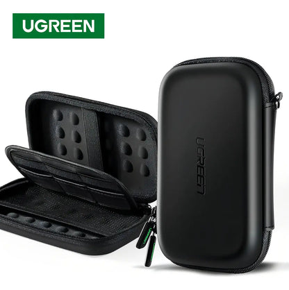 Estuche Portatil Para Disco Duro Externo Cables 3,5 Ugreen Negro