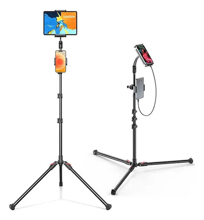 Soporte Tripode 2 En 1 Para Tablet Celular 170cm 360° Ugreen Negro