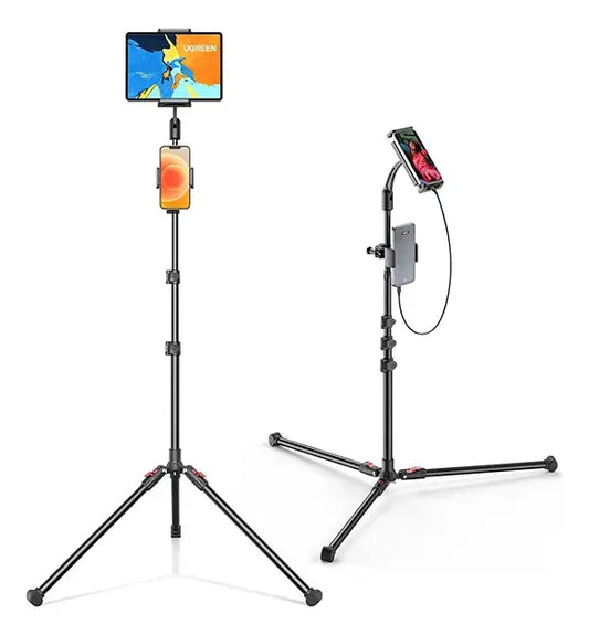 Soporte Tripode 2 En 1 Para Tablet Celular 170cm 360° Ugreen Negro
