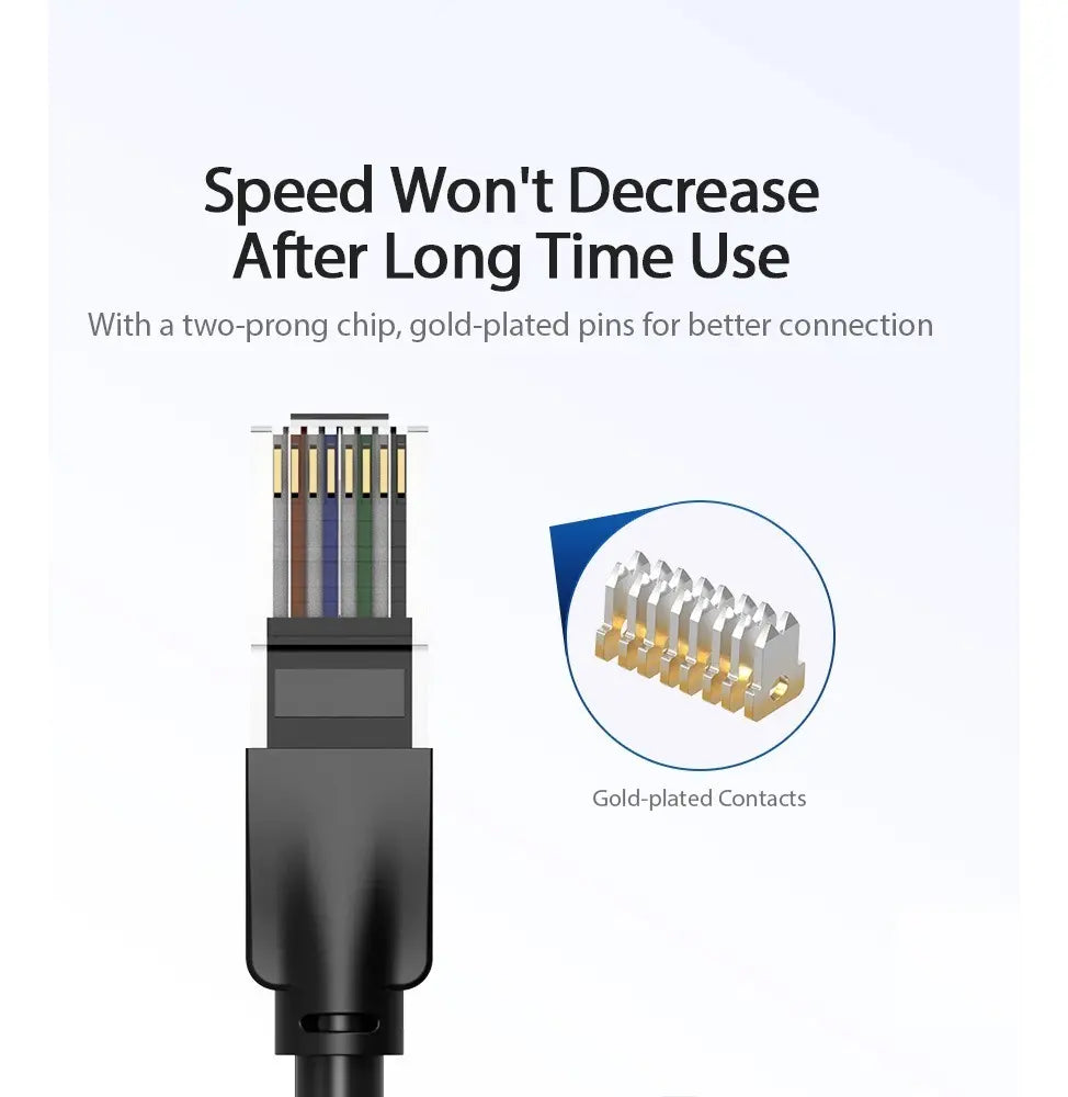 Cable De Red Cat6 Patch Cord Utp 5 Metros Gigabit Vention
