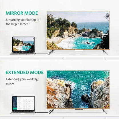 Cable Displayport Premium Dp 1.4 8k Trenzado 144hz 1m Ugreen