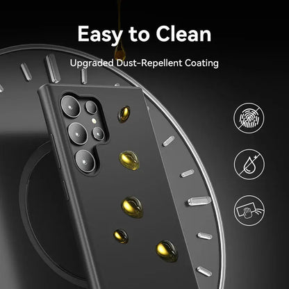 Funda Para Samsung Galaxy S24 + Ultra Silicona Negra Vention