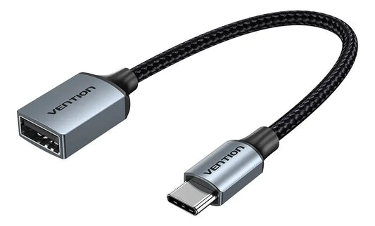 Cable Adaptador Usb-c A Usb 2,0 Hembra 2a 0,15 Cm Vention Negro