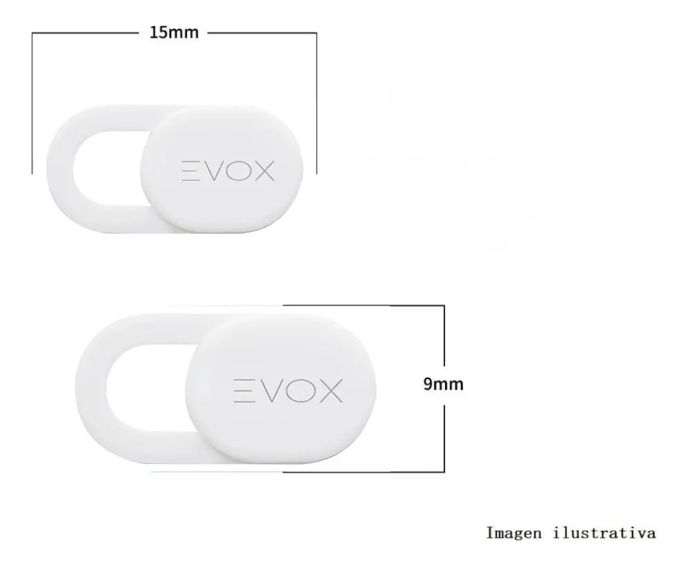Tapa Camara Webcam Cover Celular Notebook Spyslide Blanco