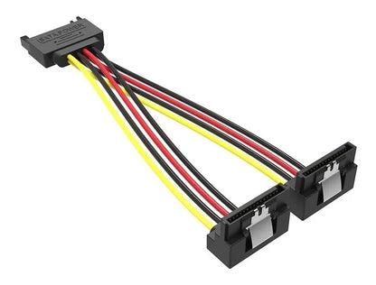 Cable Sata Power 1x2 Splitter Macho A 2 Hembras 90° Vention