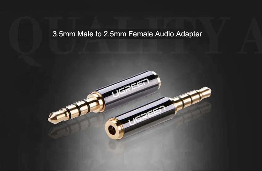 Adaptador De Audio Jack 2,5mm A Jack 3,5 Mm Hembra - Ugreen